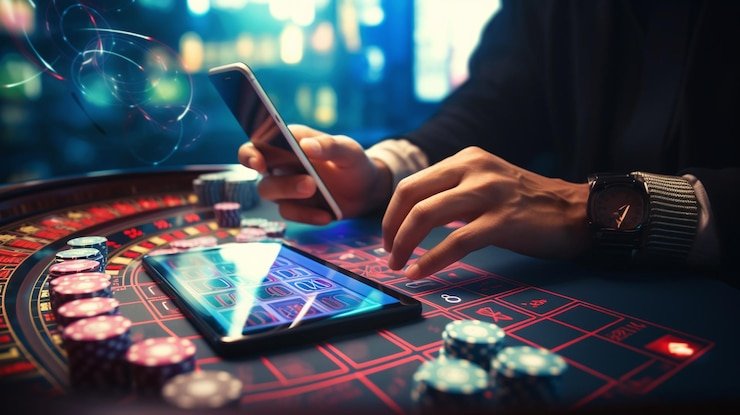 Studio Lightning Dice di rokokbet 4d menampilkan tiga dadu dan dealer profesional